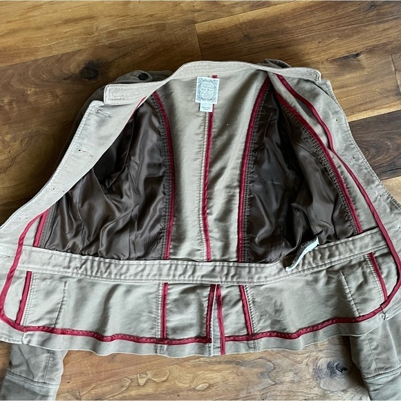 Ralph Lauren Polo Jeans Company Tan Velvet Jacket - Picture 4 of 12